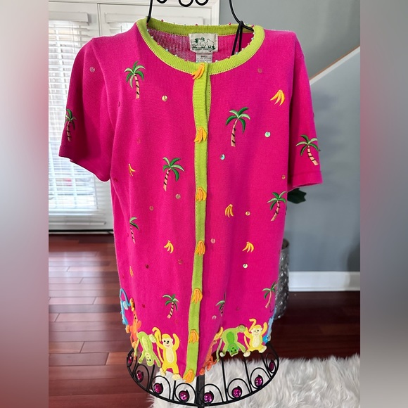 The Quacker Factory Monkey Cardigan - Picture 5 of 9